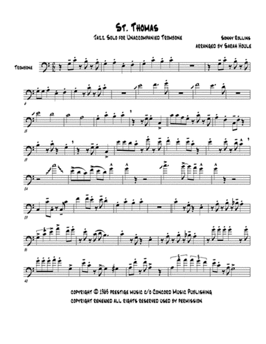 St. Thomas (arr. Sarah Houle)