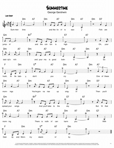 Summertime (arr. Philip Jackson)