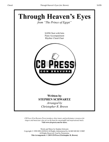 Through Heaven's Eyes (arr. Christopher R. Brown)