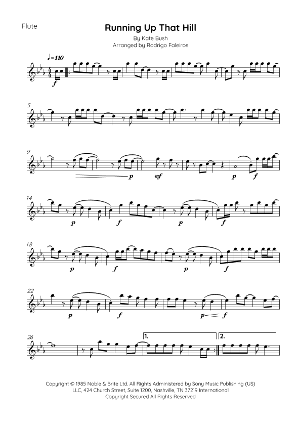 Running Up That Hill (arr. Rodrigo Faleiros)