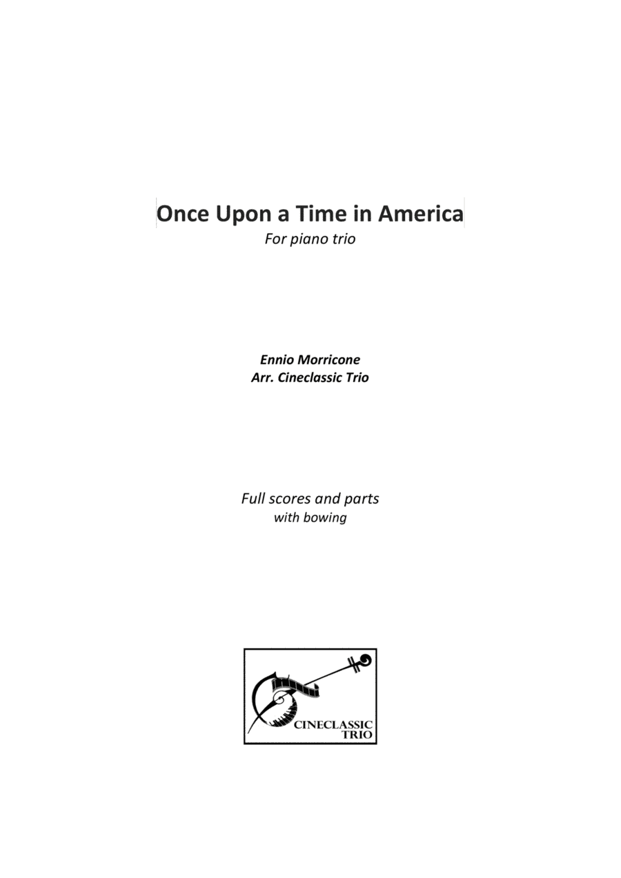 Once Upon A Time In America (arr. Cineclassic trio)