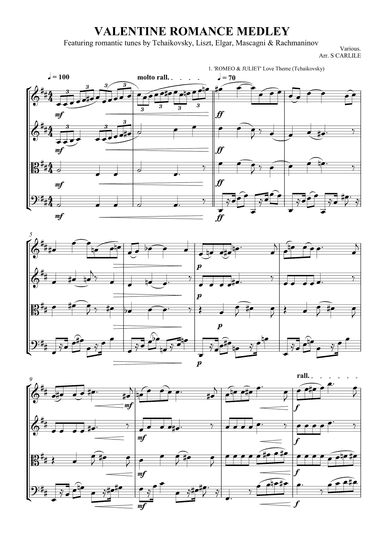 Valentine Romance Medley