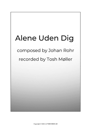 Alene Uden Dig (arr. Oscar Beath)