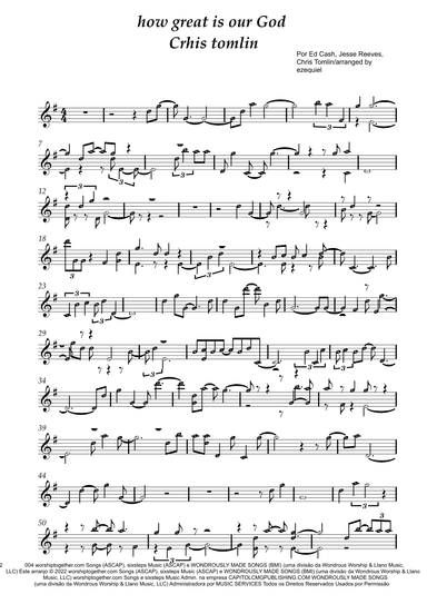 How Great Is Our God (arr. by Ezequiel zeferino edição)
