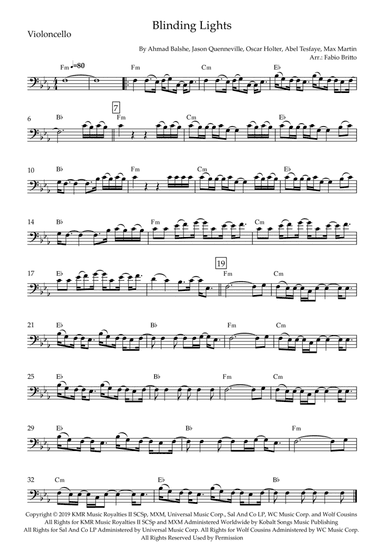 Blinding Lights (arr. Fabio Britto)
