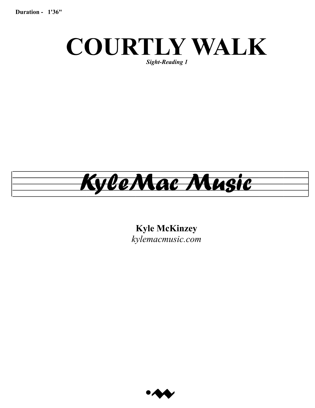 Courtly Walk - S.R. Level 1