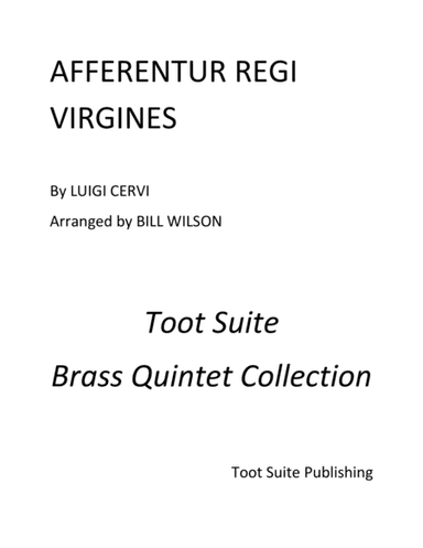 Afferentur Regi Virgines (arr. Bill Wilson)
