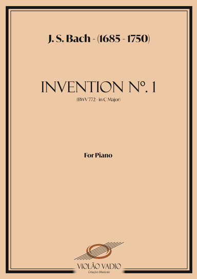 Invention no. 1 (BWV 772) - (J. S. Bach) - For Piano arrangement (arr. André Alberto Santos)