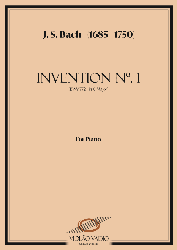 Invention no. 1 (BWV 772) - (J. S. Bach) - For Piano arrangement (arr. André Alberto Santos)