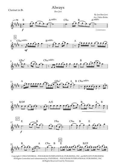 Always (arr. Fabio Britto)
