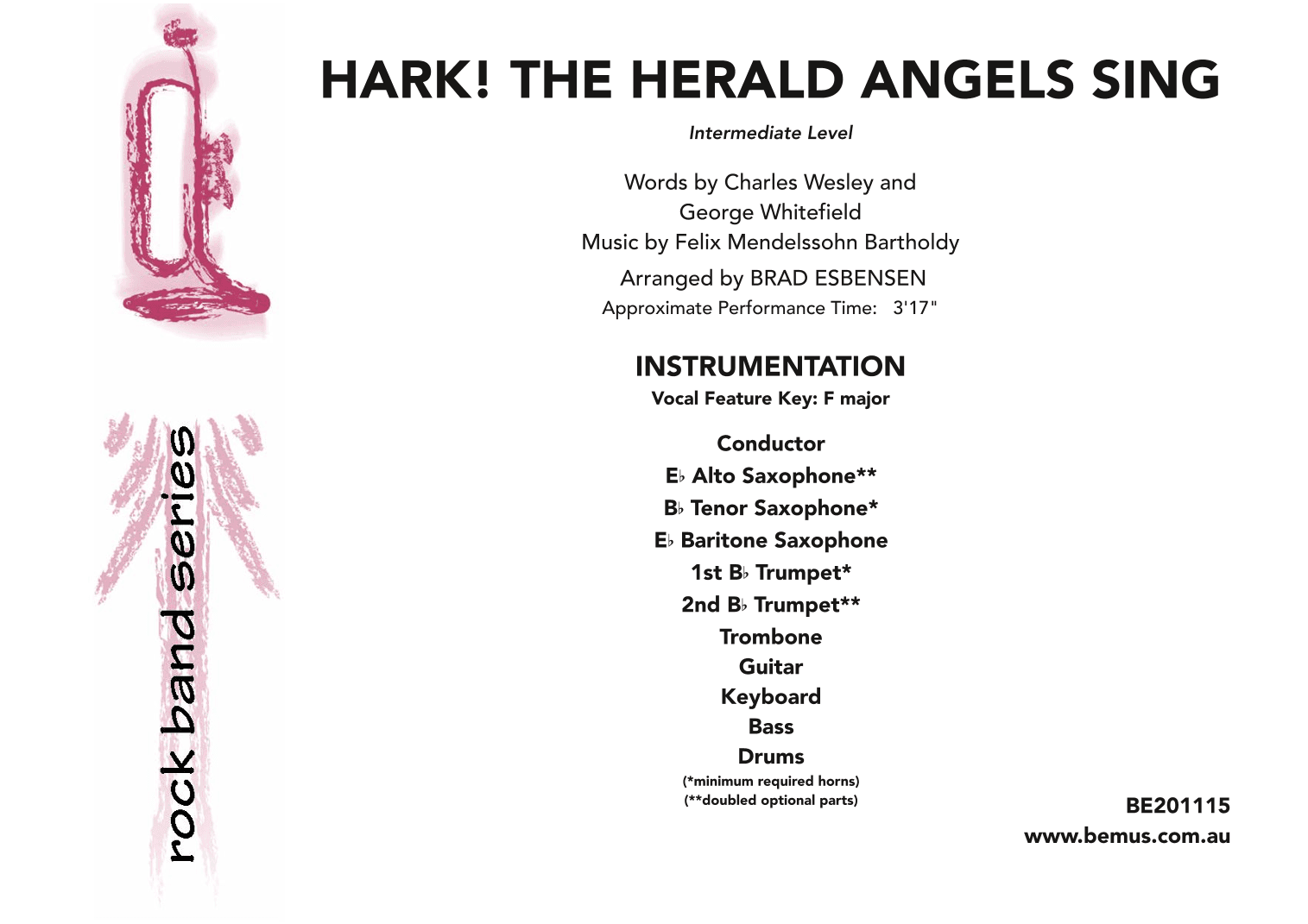 Hark! The Herald Angels Sing (arr. Brad Esbensen)