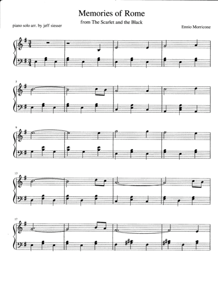 Scarlet And The Black (arr. jeff siesser)