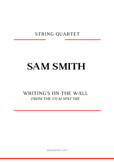 Writing's On The Wall from the film SPECTRE (arr. Alex Talanov)