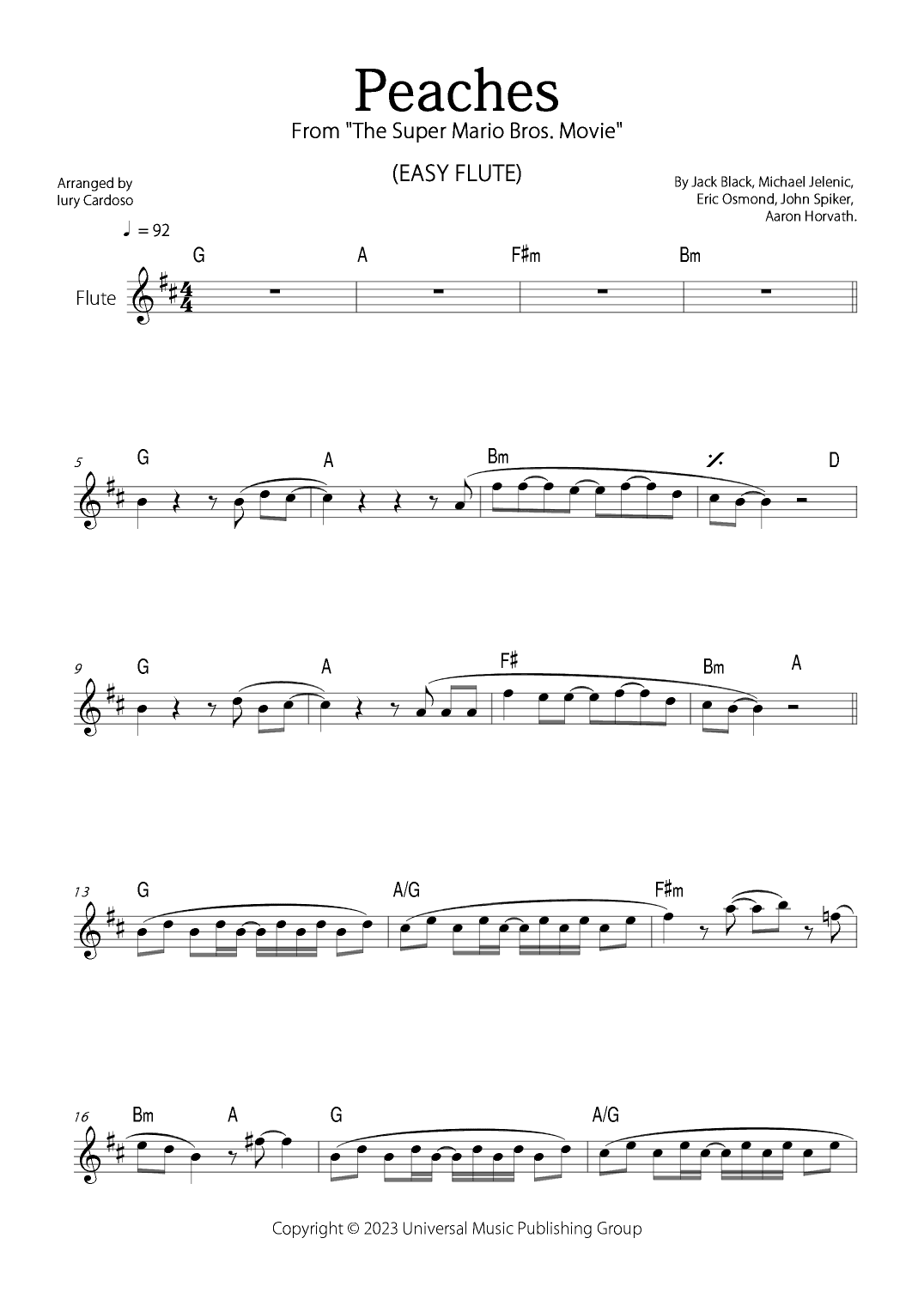 Peaches (arr. Iury Cardoso)