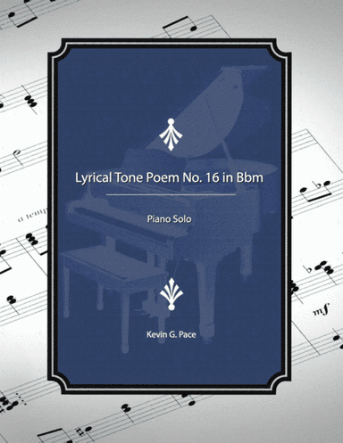 Lyrical Tone Poem No. 16 in Bb Minor, piano solo