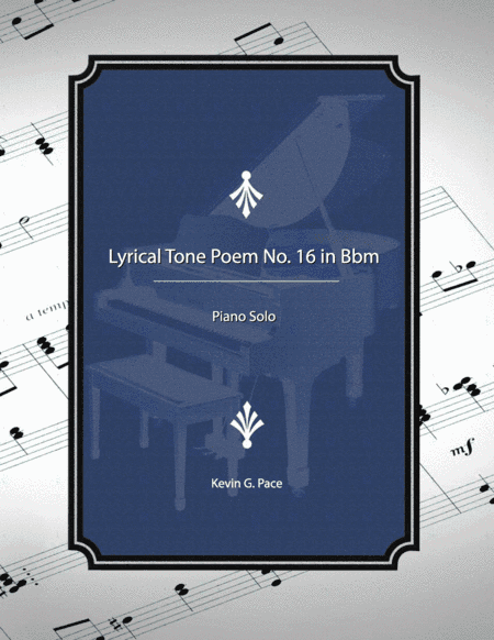 Lyrical Tone Poem No. 16 in Bb Minor, piano solo