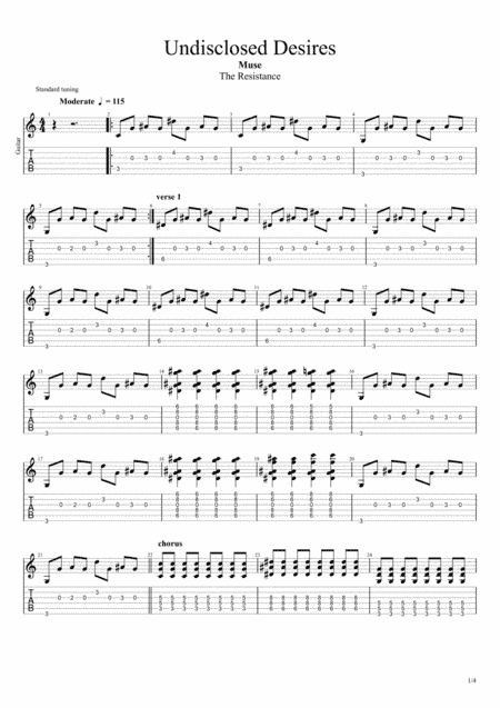 Undisclosed Desires (arr. Hugo Neves)