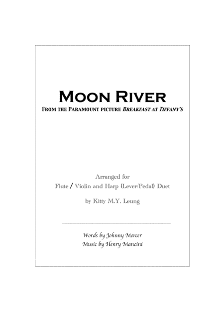 Moon River (arr. Kitty Leung)