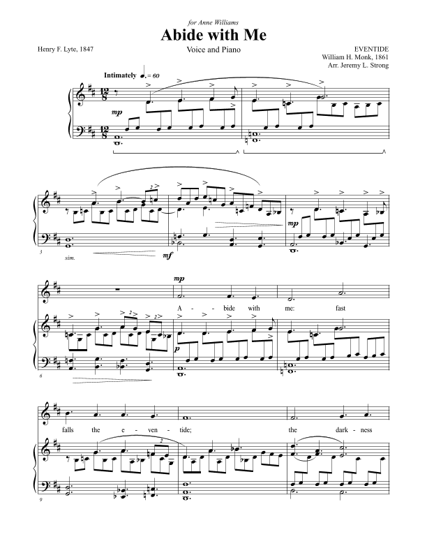 Abide with Me (arr. Jeremy Strong)
