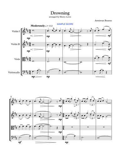 Drowning (arr. Sherry Lewis)