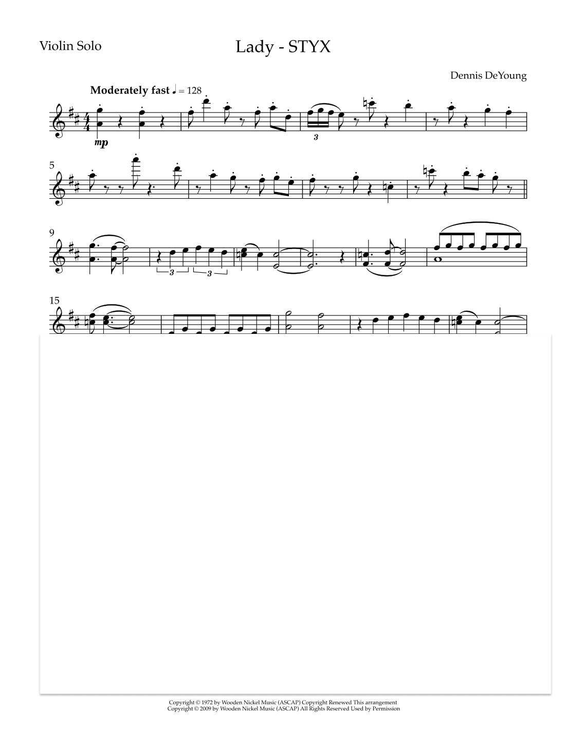 Lady (arr. Sherry Lewis)