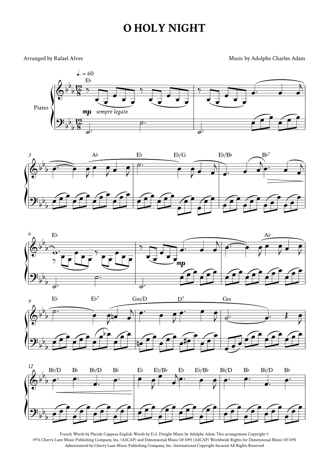 O Holy Night (arr. Rafael Alves)