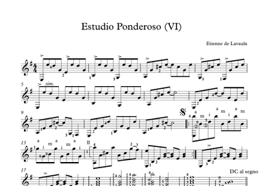 Estudio Ponderoso (VI)