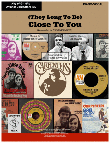 Close To You (arr. W. Brent Sawyer)