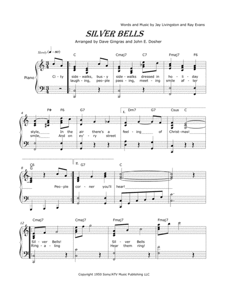 Silver Bells (arr. Dave Gingras, John E. Dosher)