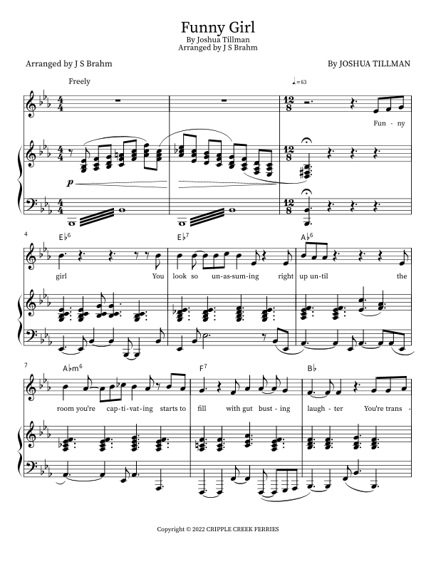 Funny Girl (arr. J S Brahm)