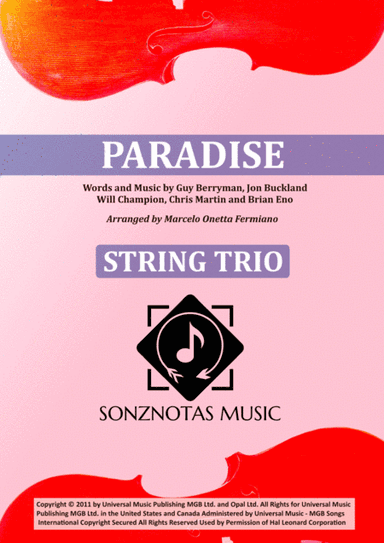 Paradise (arr. Marcelo Onetta Fermiano)