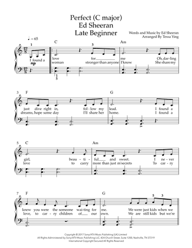 Perfect (arr. Tessa Ying)