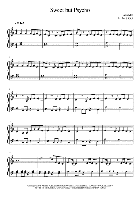 Sweet But Psycho (arr. RKKR)