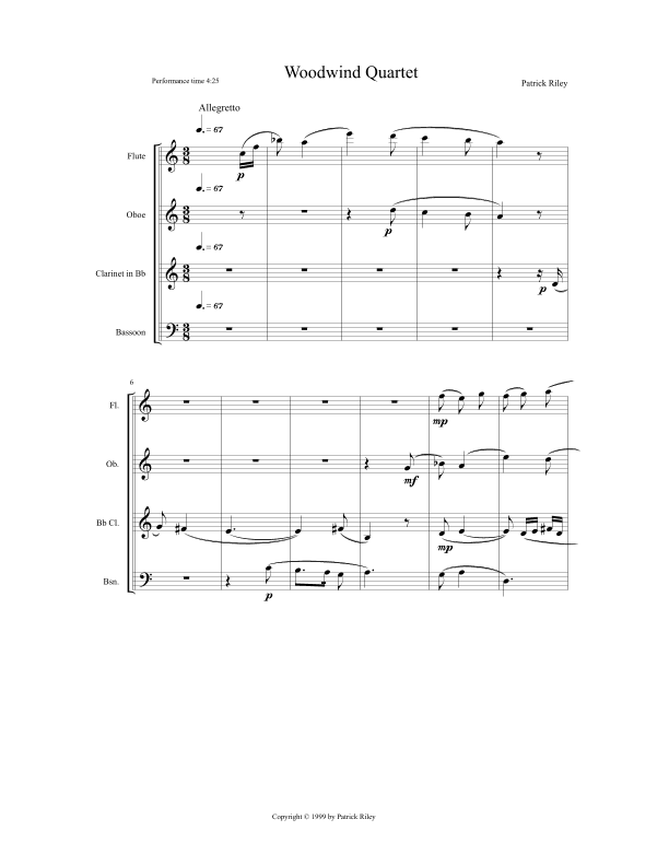 Woodwind Quartet
