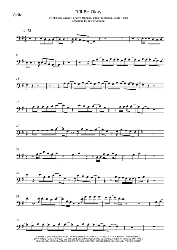 It'll Be Okay (arr. Josiel Oliveira)