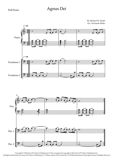 Agnus Dei (arr. Fernando Britto)