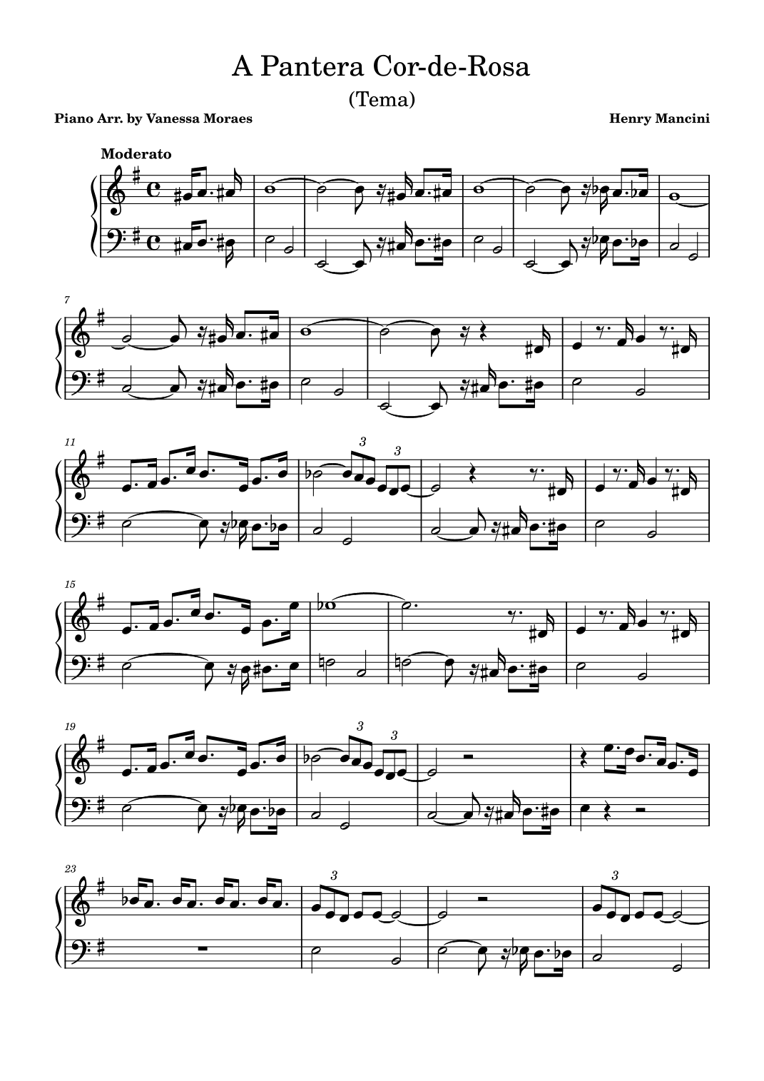 The Pink Panther (arr. Vanessa Moraes)