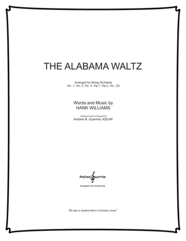 The Alabama Waltz (arr. Andrew R. Guarrine)