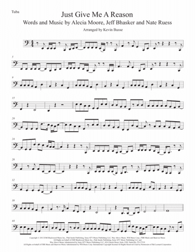 Just Give Me A Reason (arr. Kevin Busse)