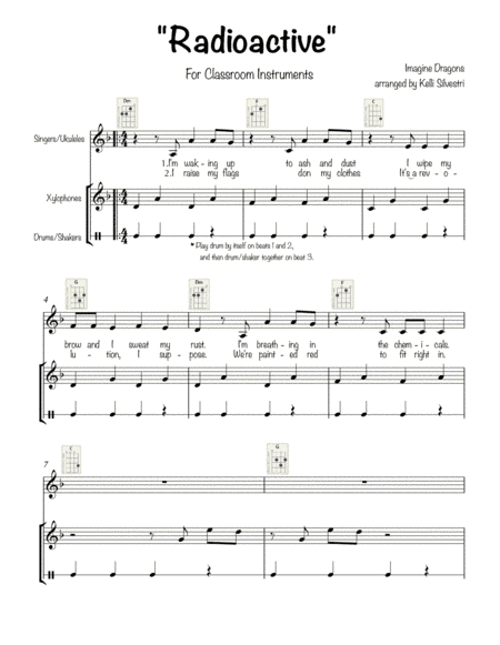 Radioactive (arr. Kelli Silvestri)