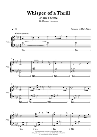 Whisper Of A Thrill (arr. Mark Waters)