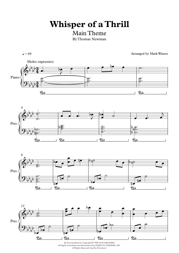 Whisper Of A Thrill (arr. Mark Waters)