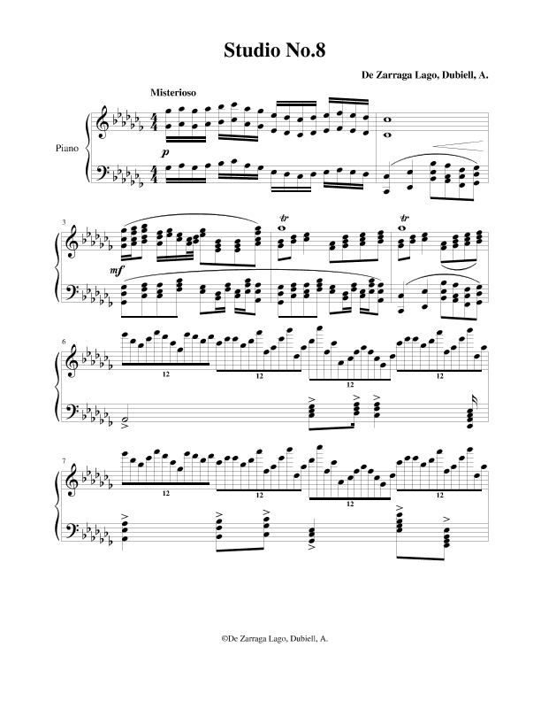 Ten Etudes No.8