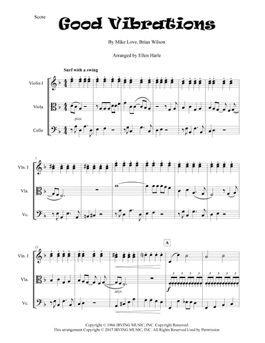 Good Vibrations (arr. Ellen Harle)