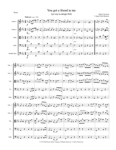 You've Got A Friend In Me (arr. José angel Ortiz ramirez)