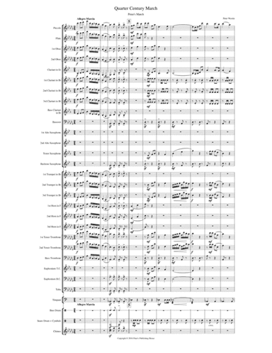 Quarter Century March for Concert Band