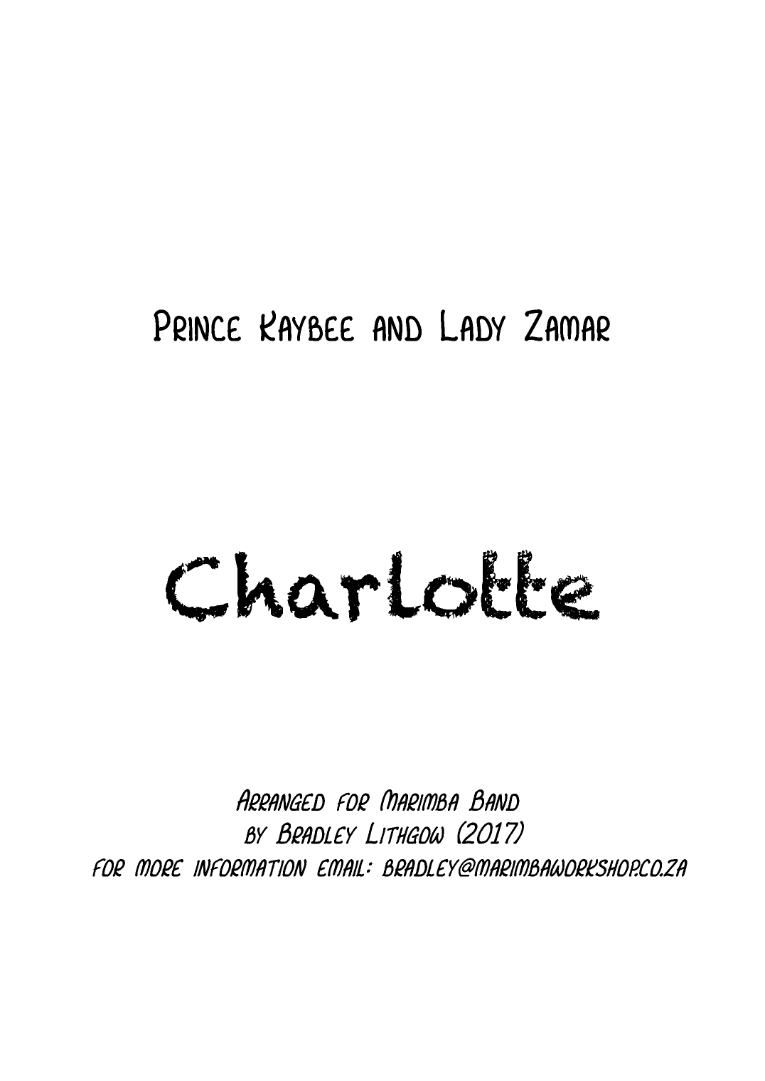 Charlotte - Score Only