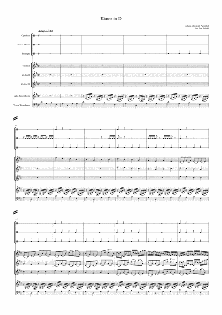 Canon in D (arr. Petr Bečvář)