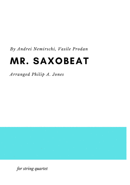 Mr Saxobeat (arr. Philip A. Jones)