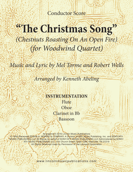 The Christmas Song (Chestnuts Roasting On An Open Fire) (arr. Kenneth Abeling)